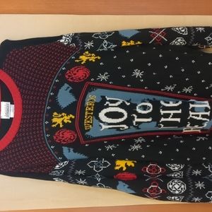 Game Of Thrones Joy To The Realm Holiday 2018 HBO Sweater Size XXL
